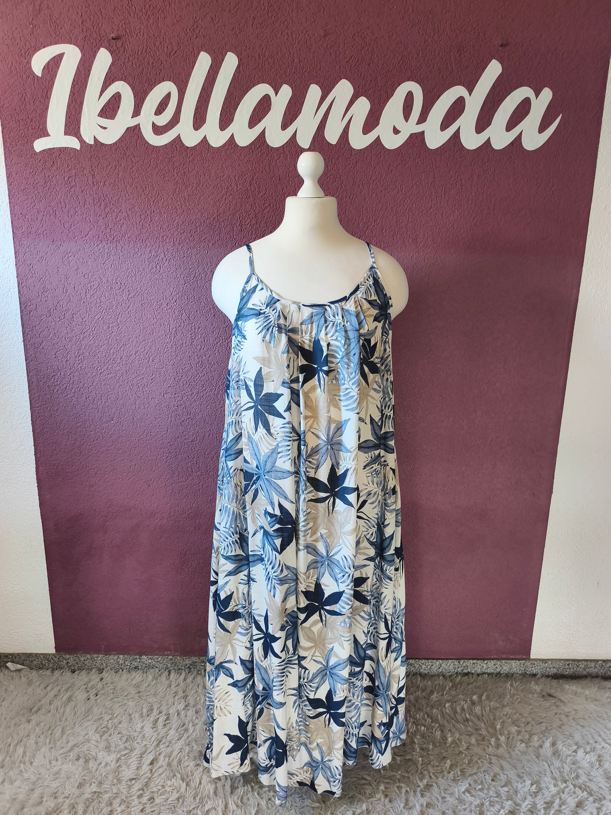 Sommerkleid Maxi Muster 28892
