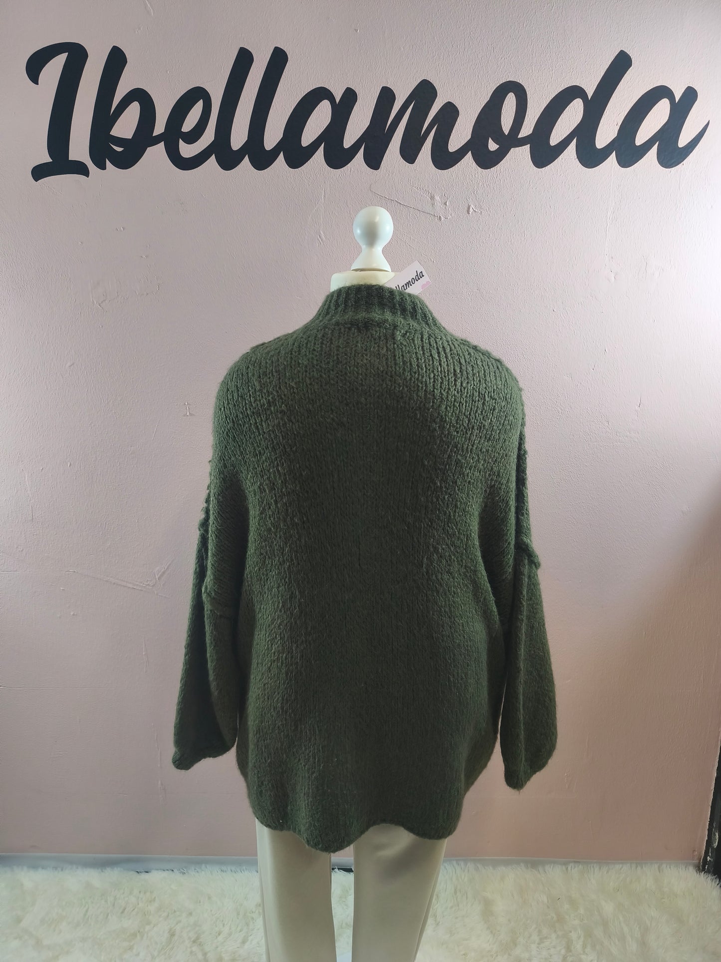 Kuschelcardigan Mit Goldknöpfen Extra Lang 20000