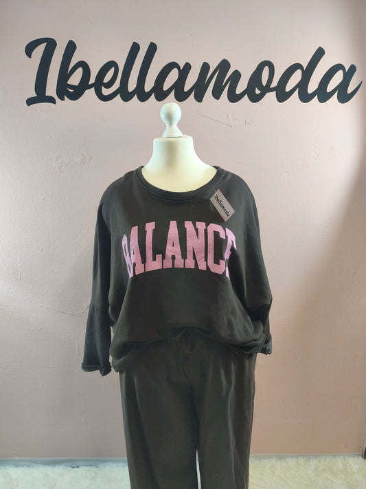 Sweater Mit Rückendekoletté Balance 270631