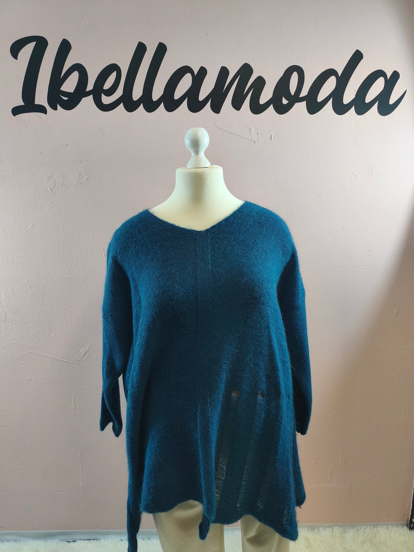 Strickpullover Laufmaschen 66672