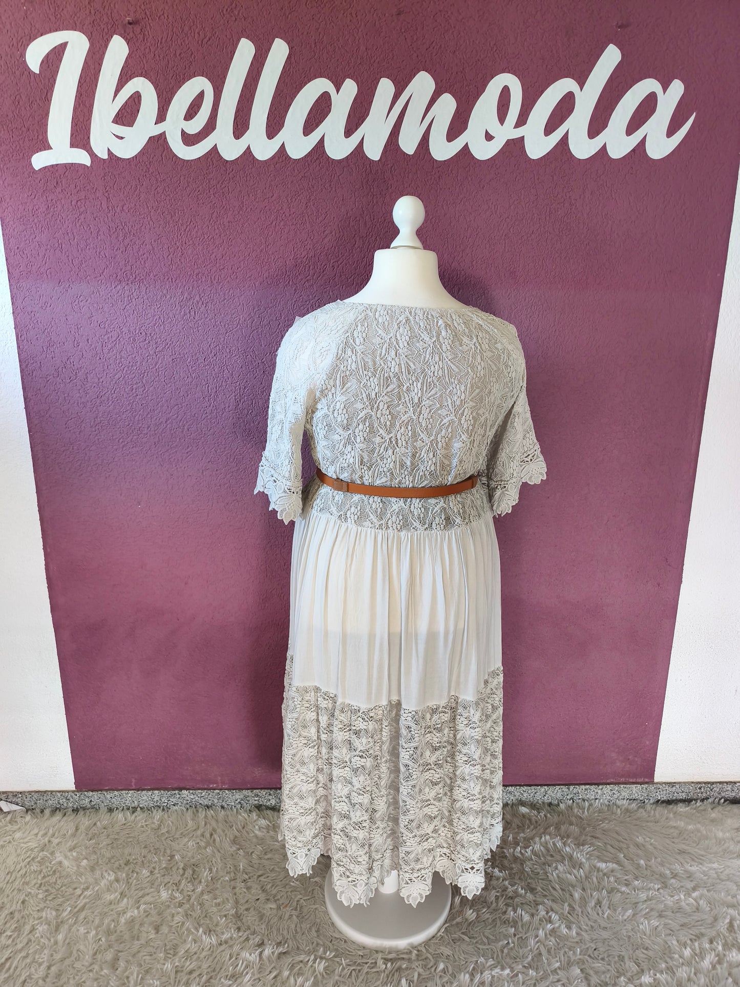 Boho Kleid Lang 3978