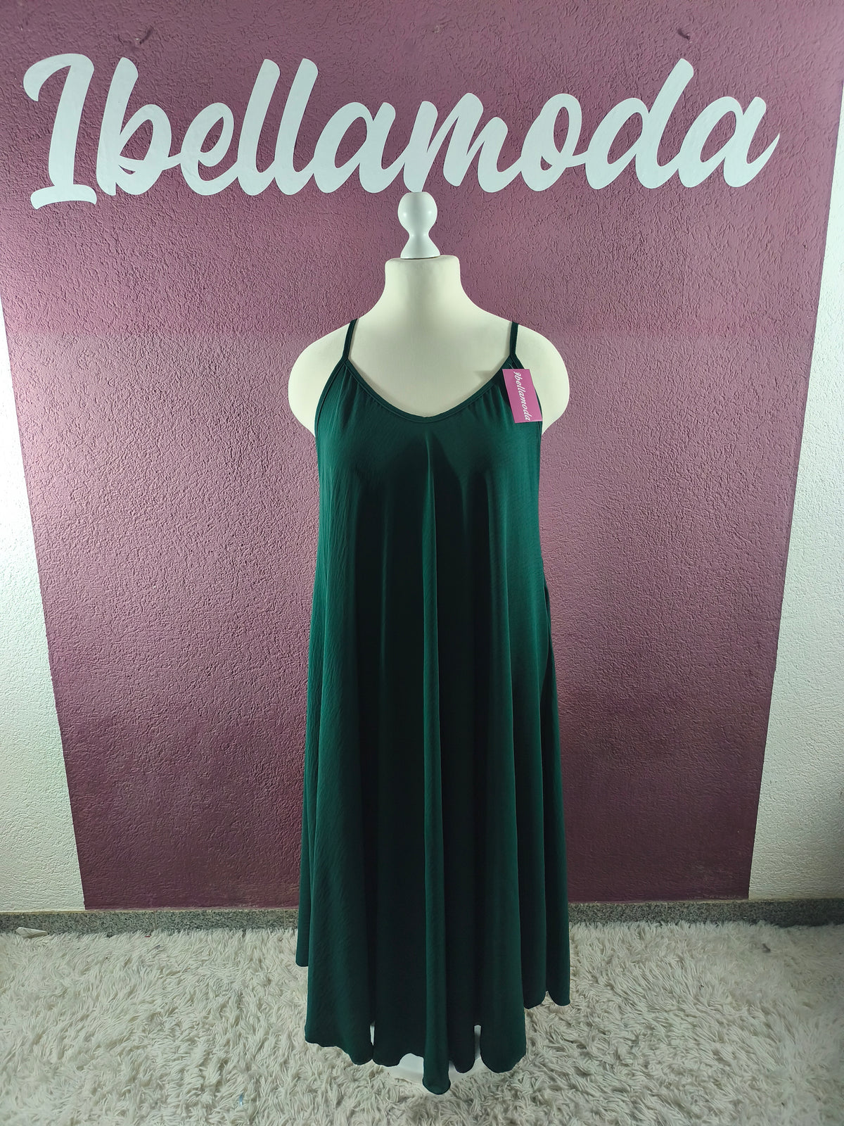 Sommerkleid Maxi Uni 5578