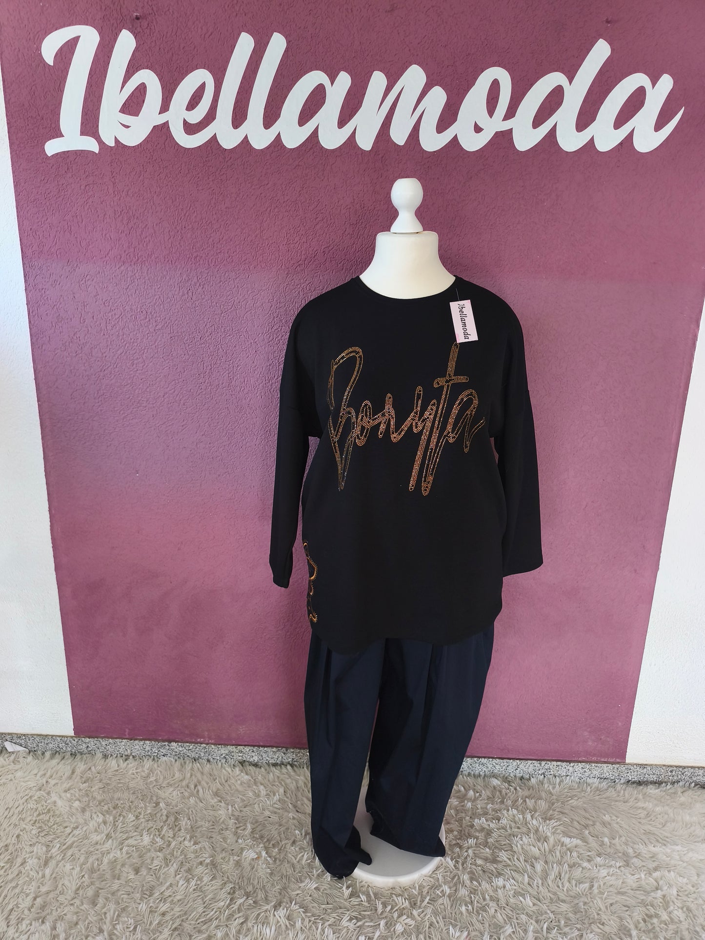 Sweatshirt Bonita Strass 1133