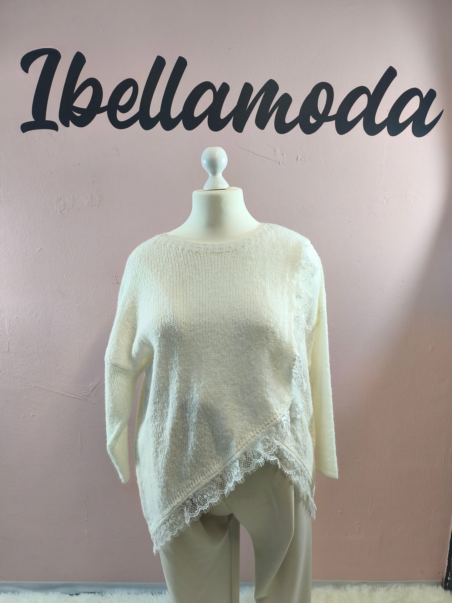 Strickpullover Spitze 25792