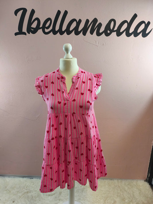 Musselin Sommerkleid Neon 2420