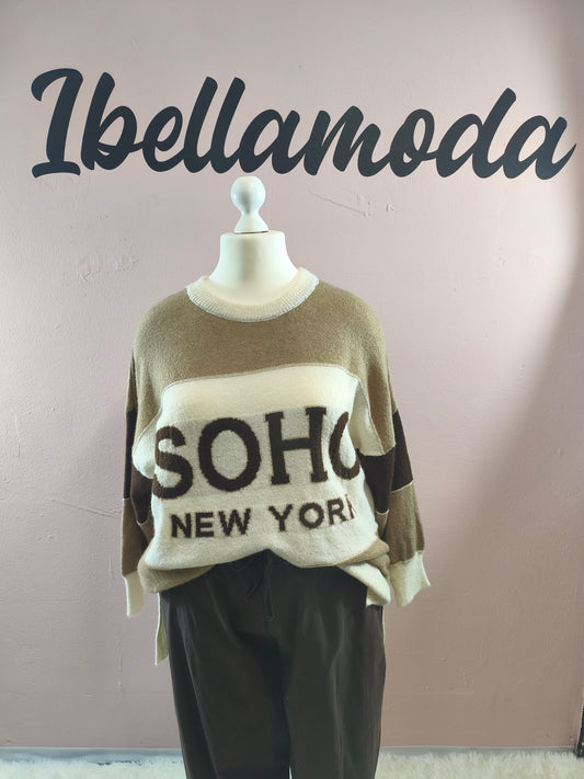 Feinstrick Long Pullover Soho