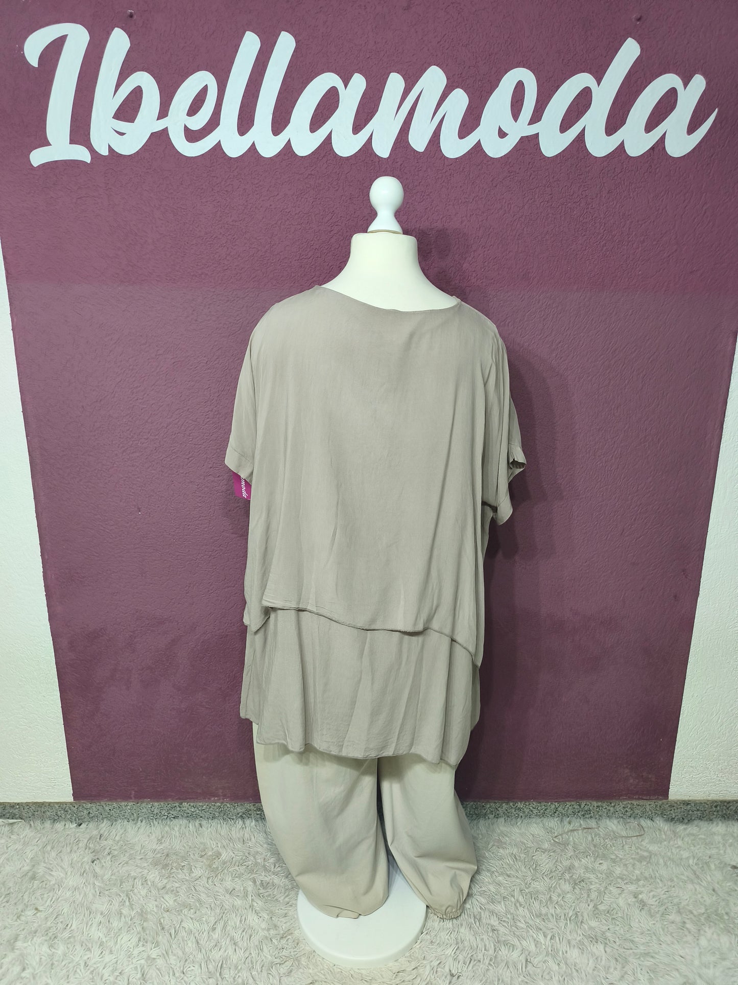 Oversize Blusenshirt Abgestufter Schnitt 21331