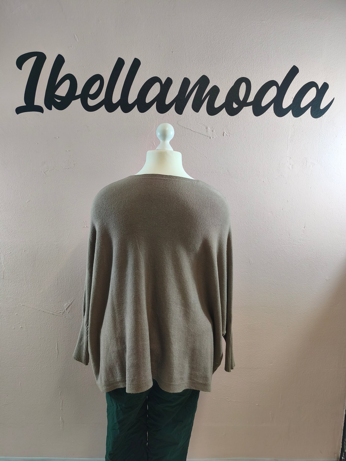 Fledermaus Feinstrick Sweatshirt 8717