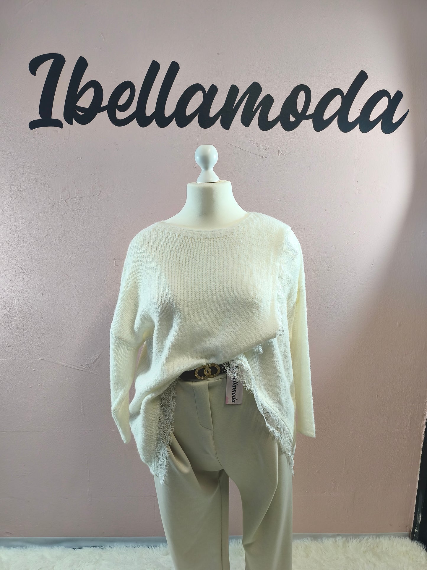 Strickpullover Spitze 25792
