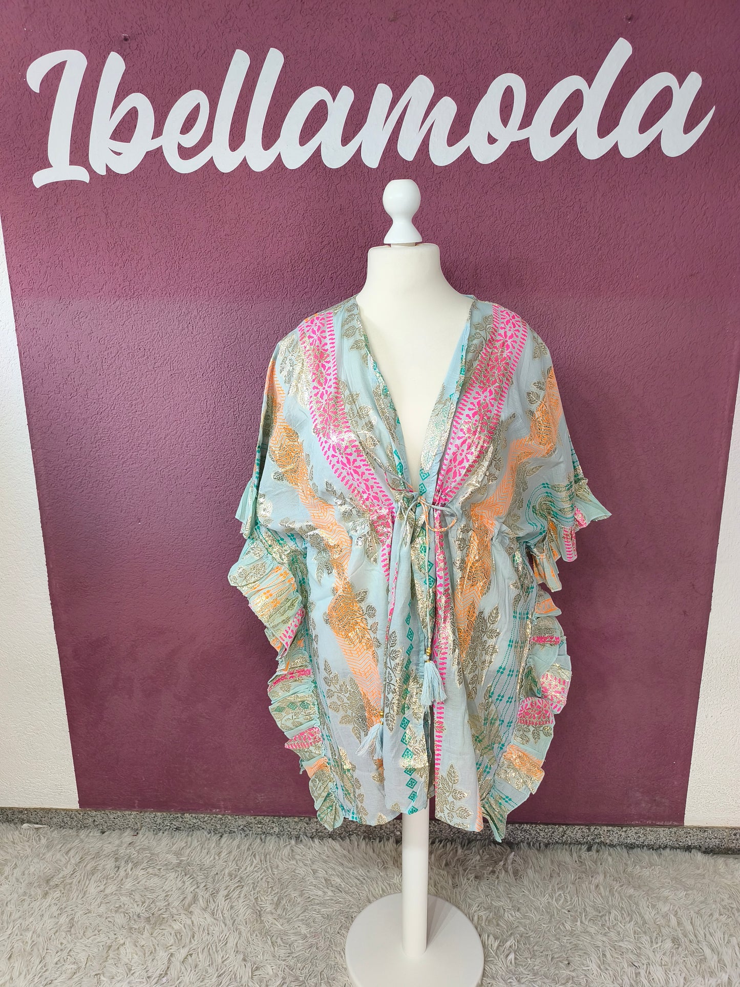 Sommer Strandtunika Glamour Boho Stil 10000