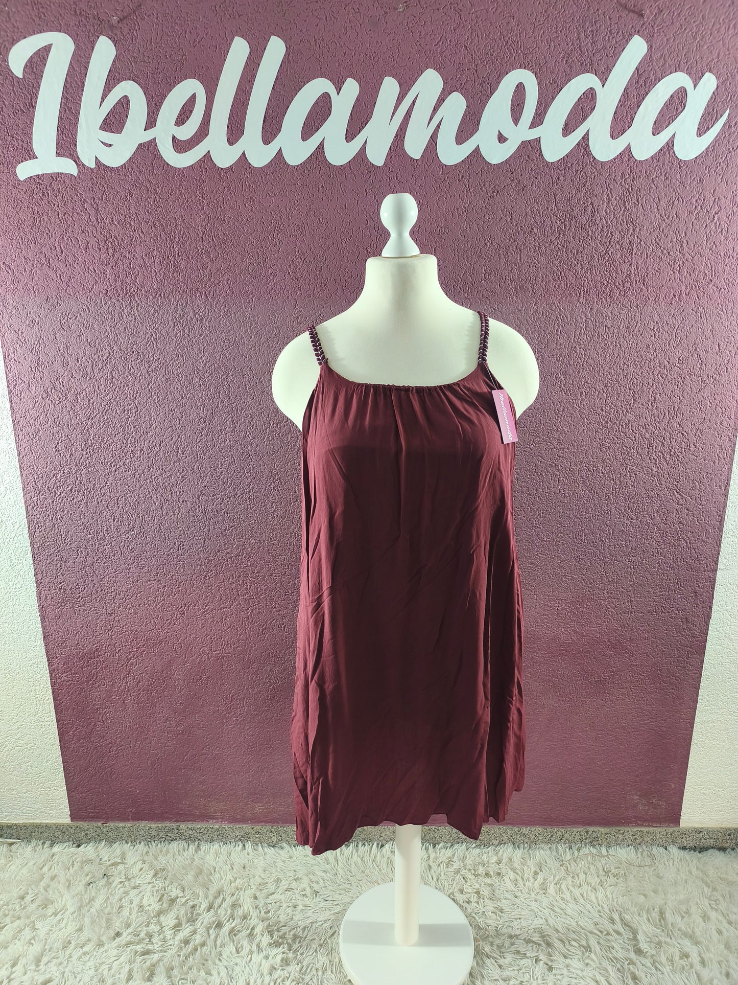 Sommerkleid Uni 83502