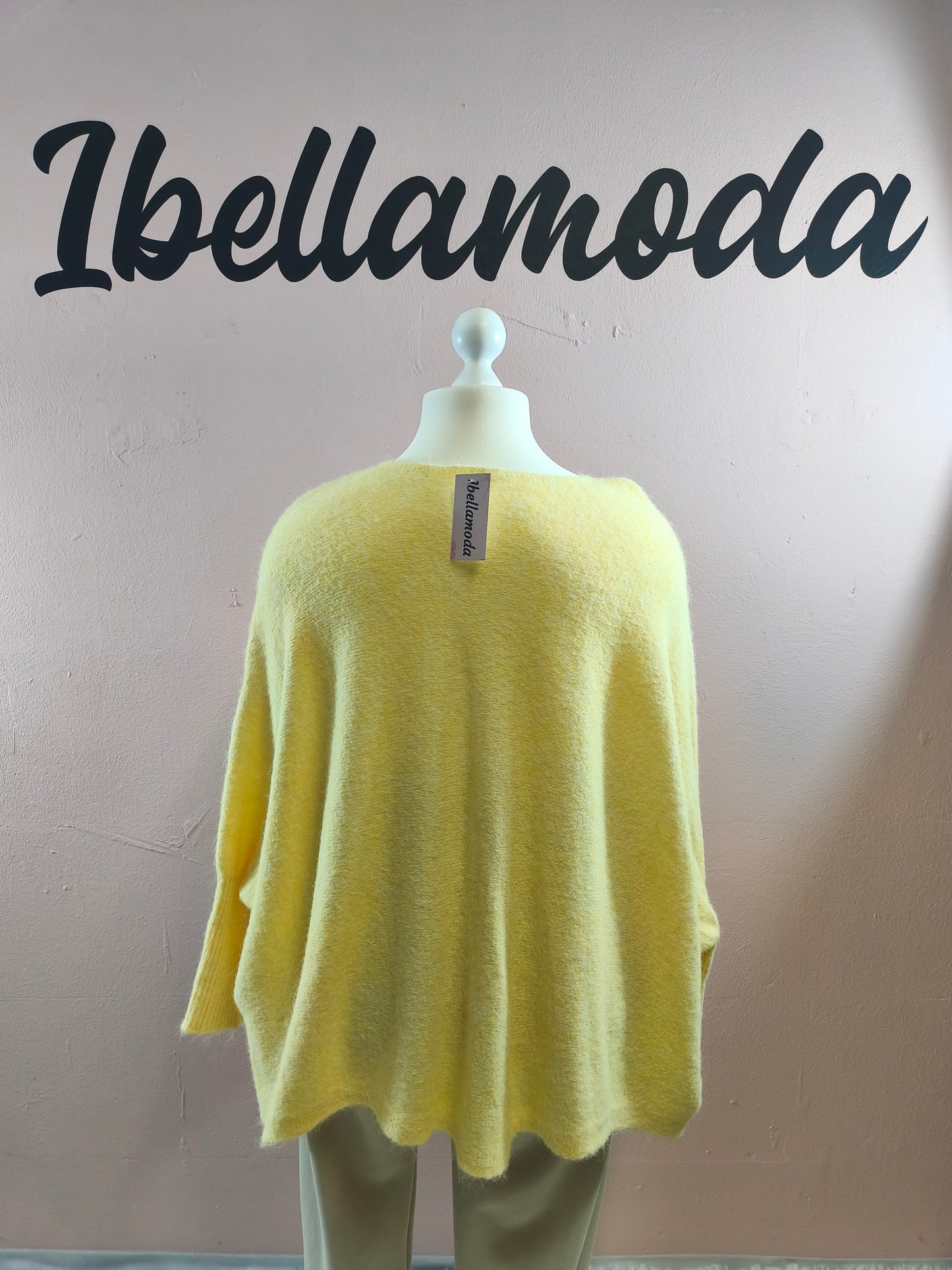 Kuschelfeinstrick Pullover Fledermaus 87171
