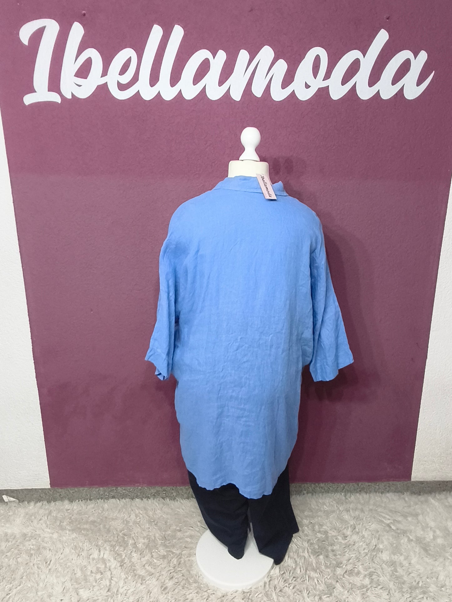 Longshirt Leinen 02065
