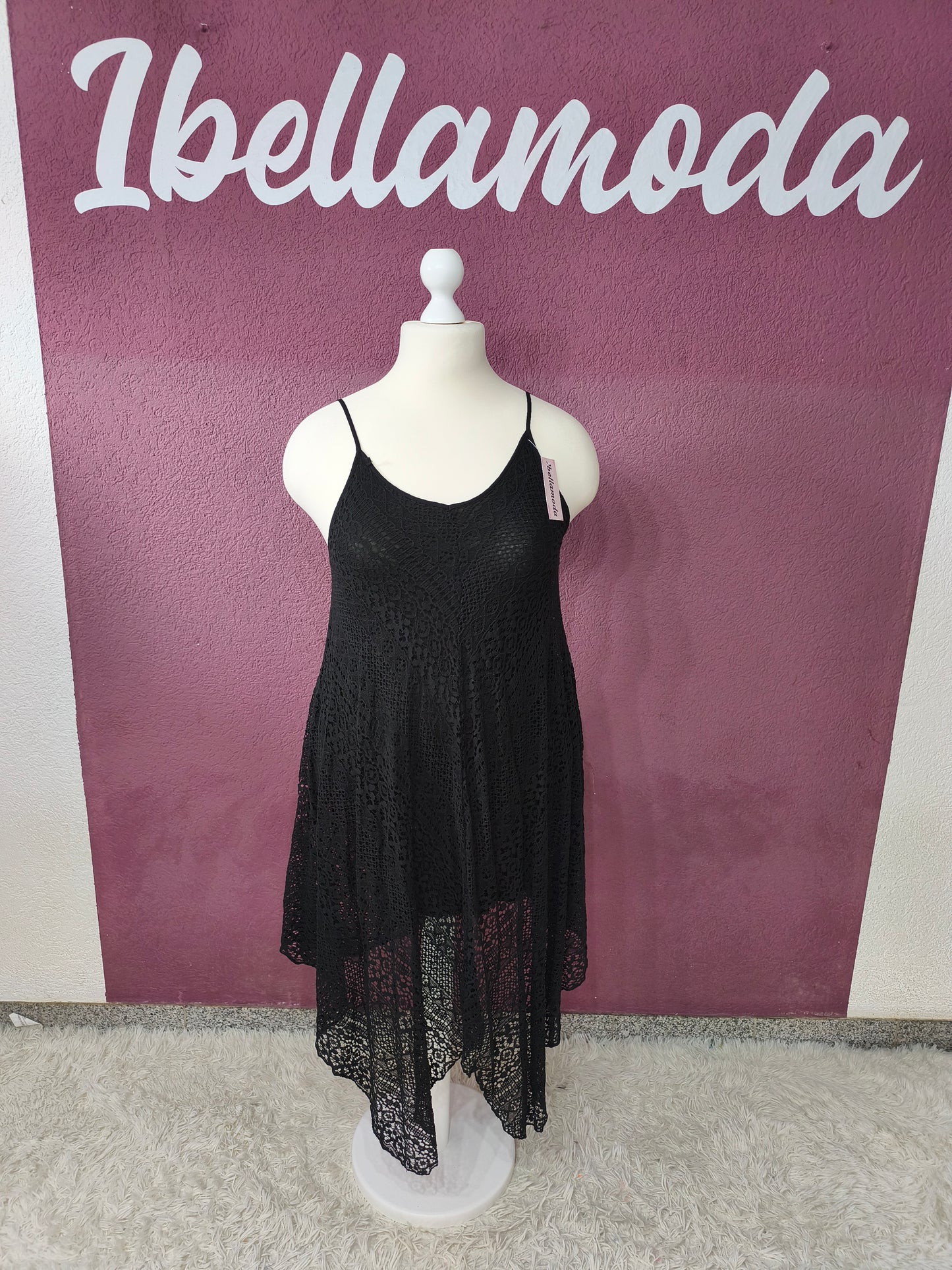Bohokleid Spaghettiträger 85210