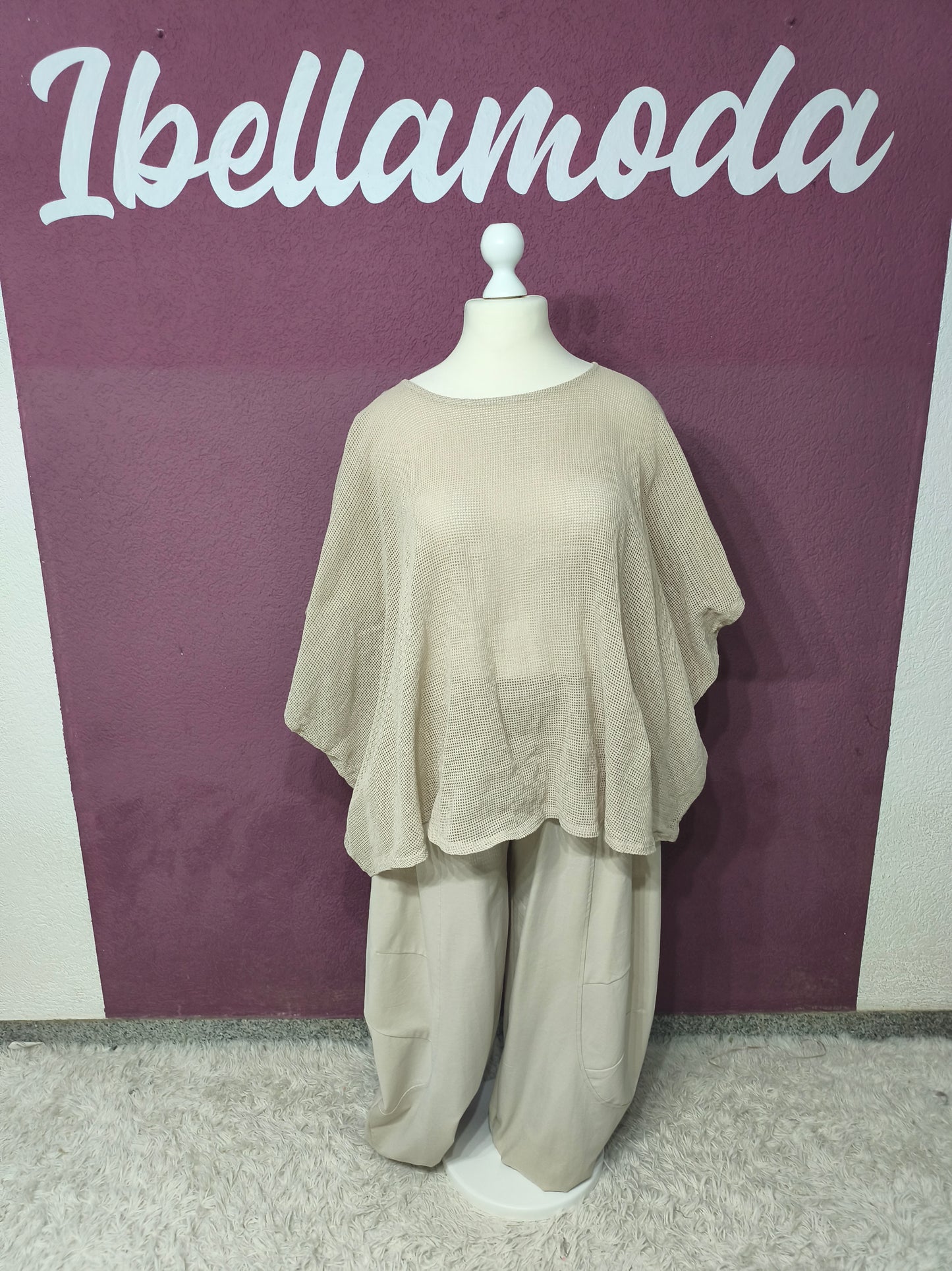 Oversize Netzshirt 9469