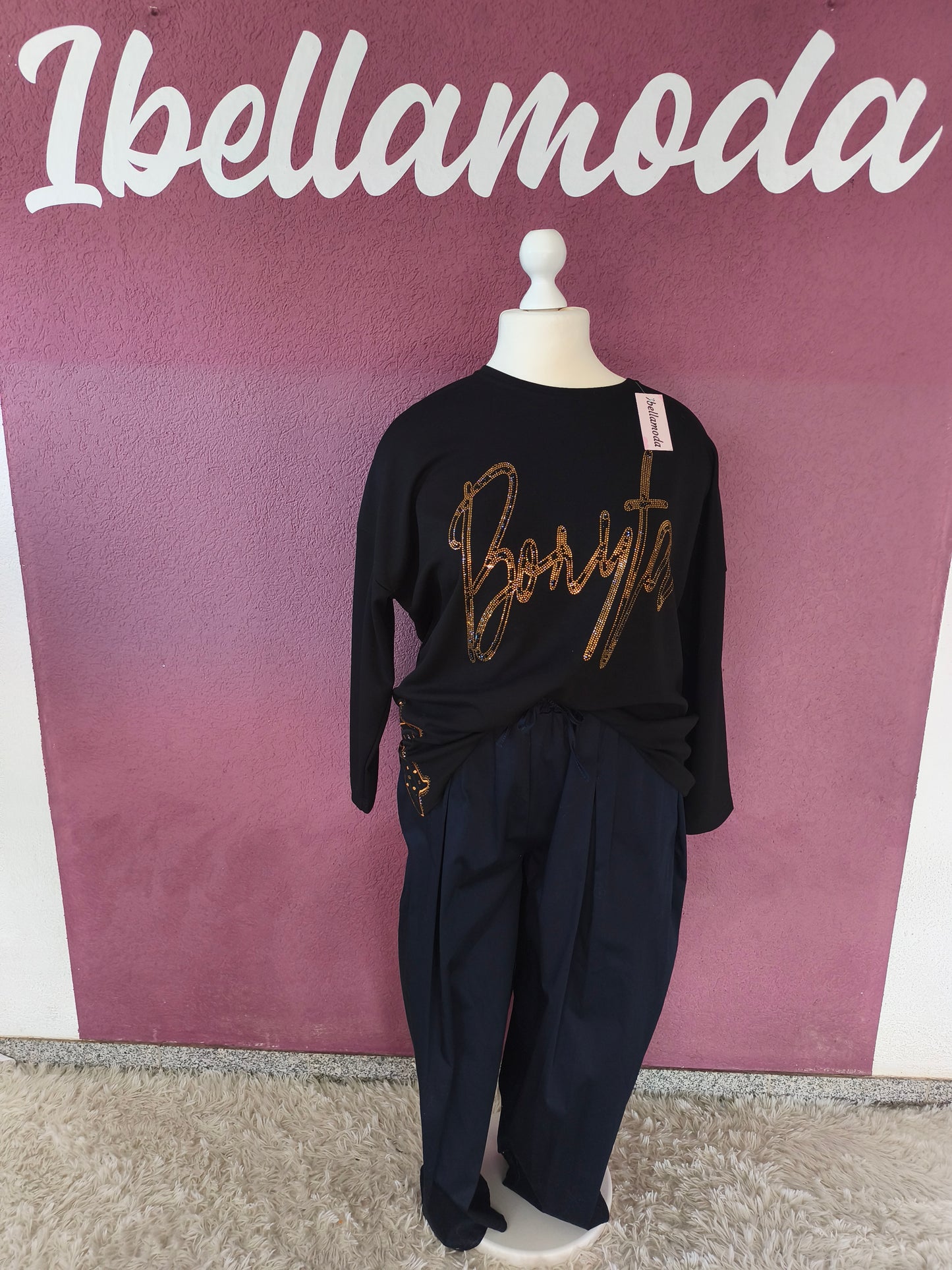 Sweatshirt Bonita Strass 1133