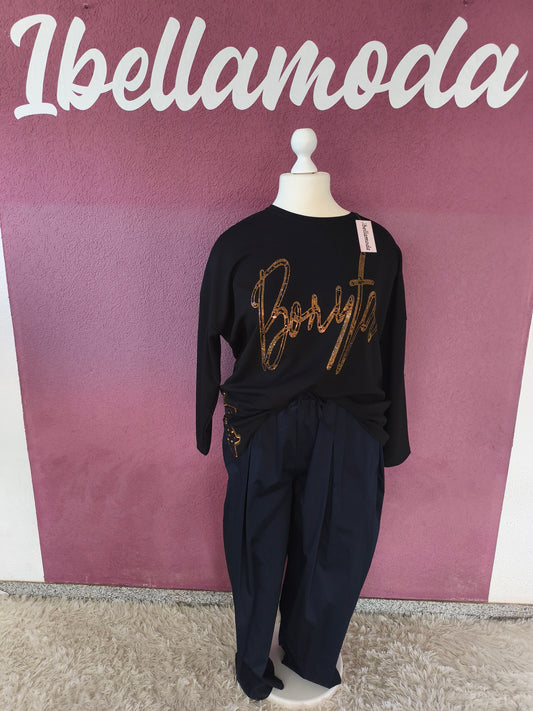 Sweatshirt Bonita Strass 1133