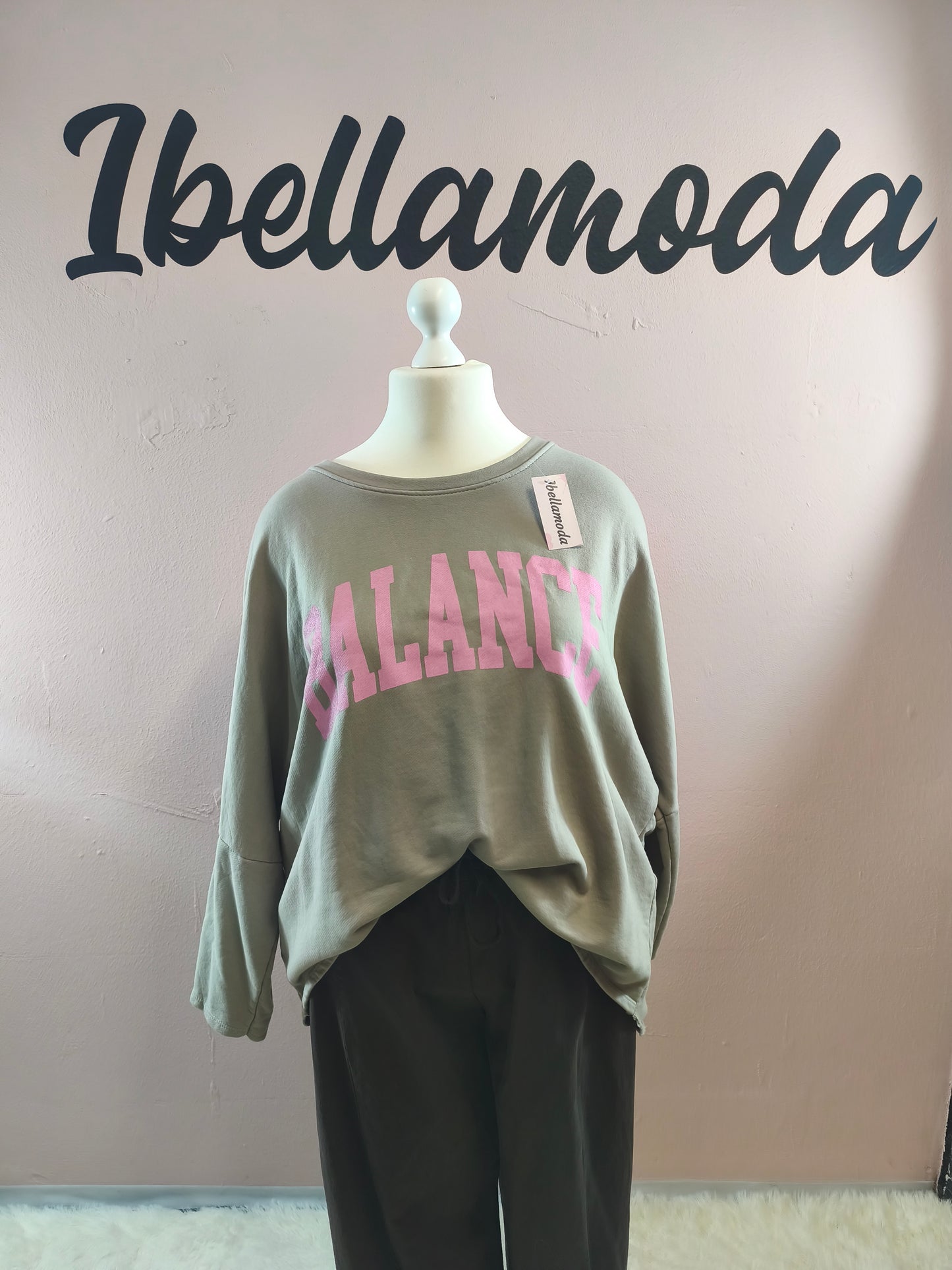 Sweater Mit Rückendekoletté Balance 270631