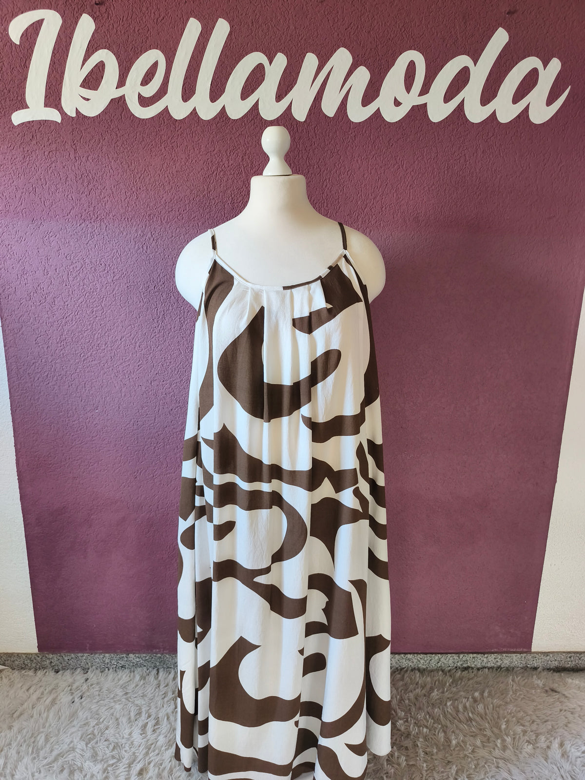 Sommerkleid Maxi Muster 28892
