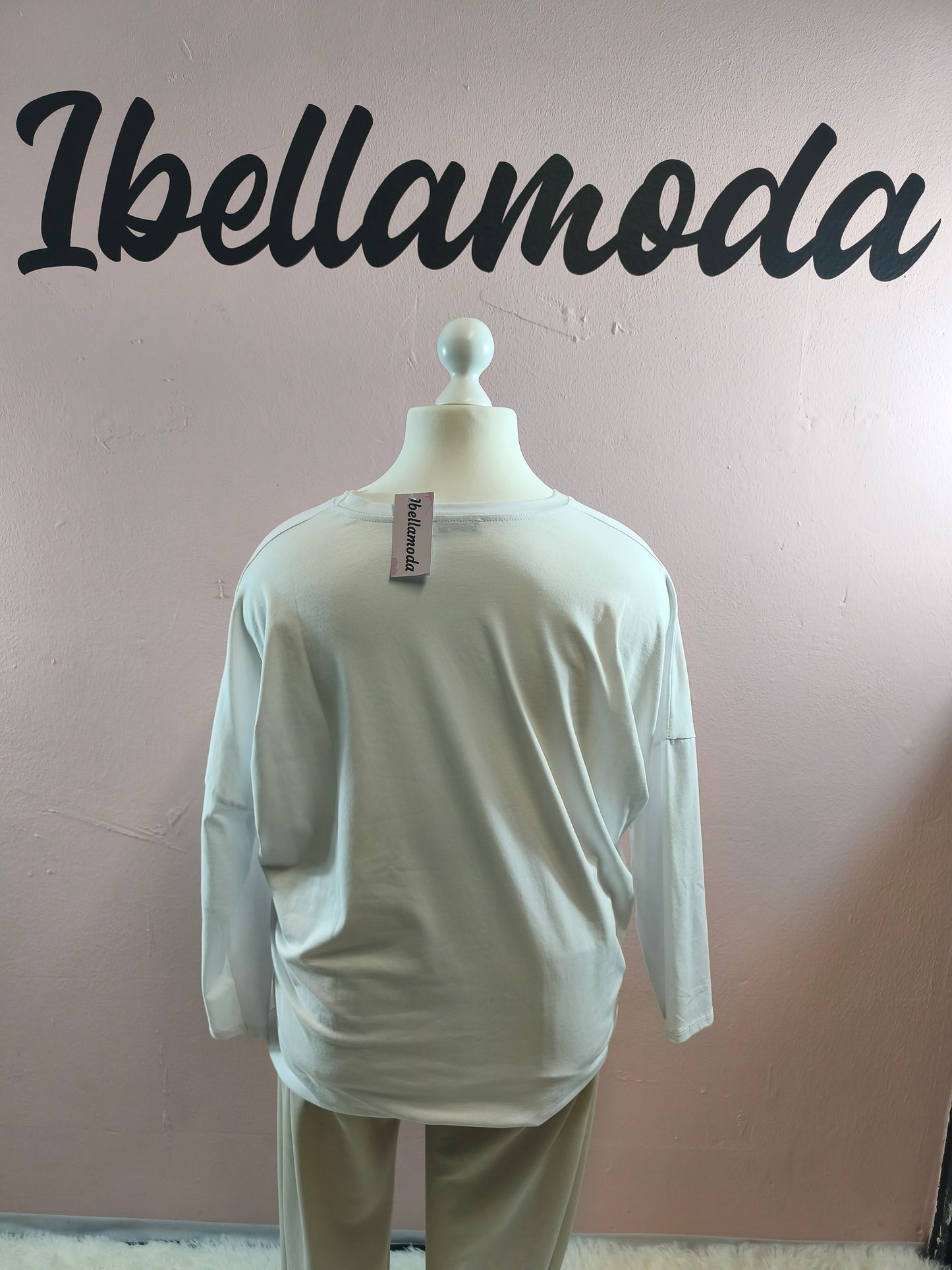 Sweatshirt Strass Blume 230045