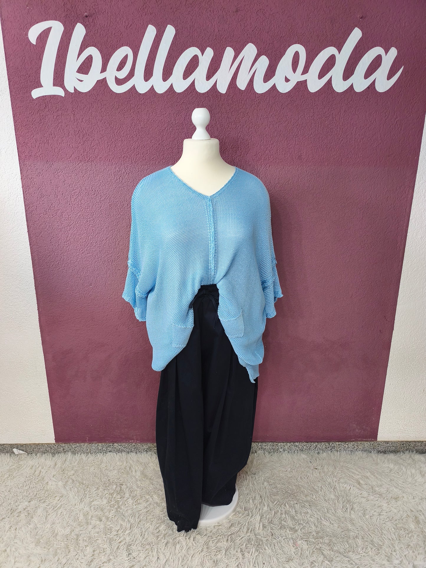 Longshirt Strick 13543