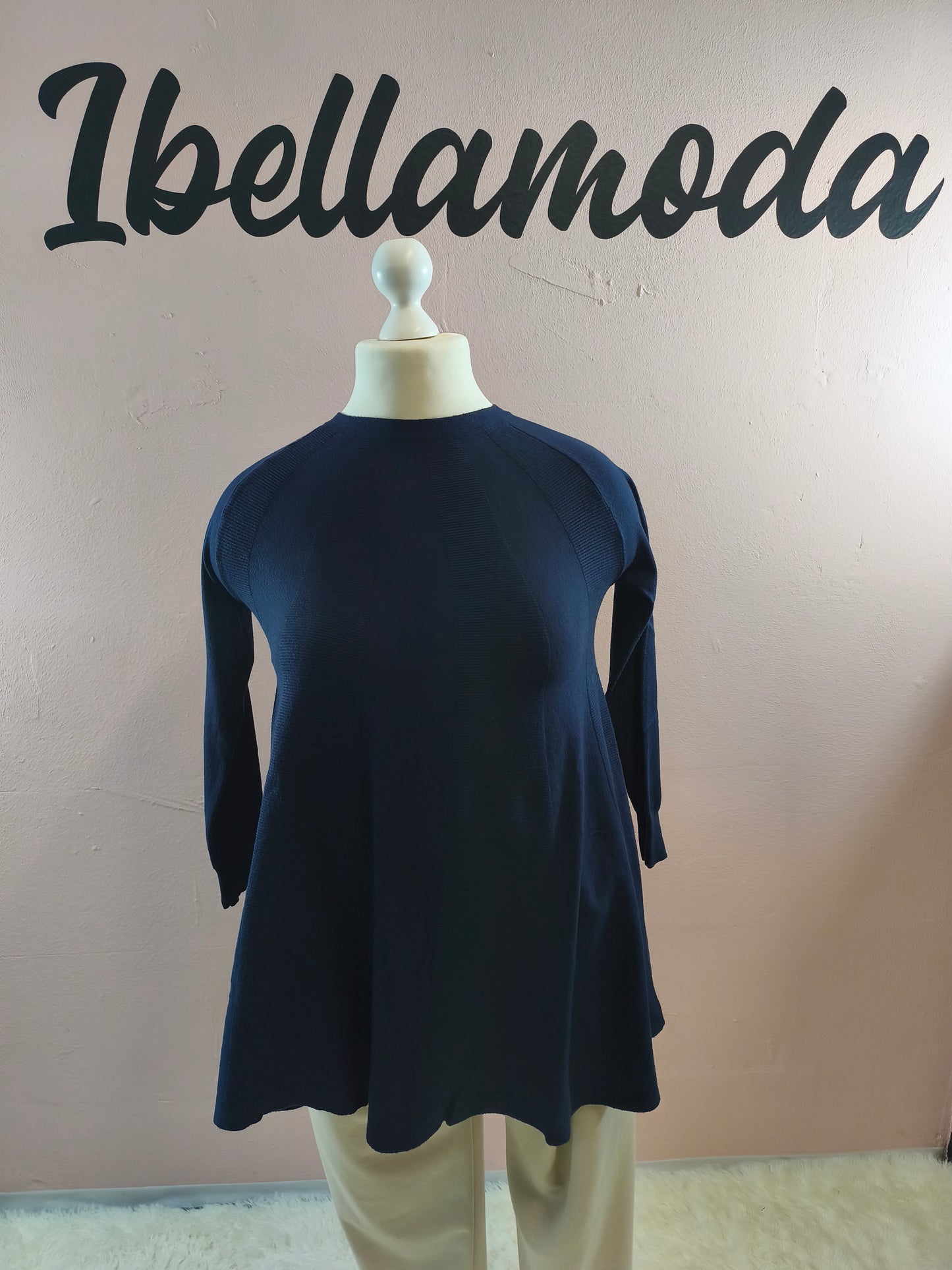 Feinstrick Pullover A-Linie