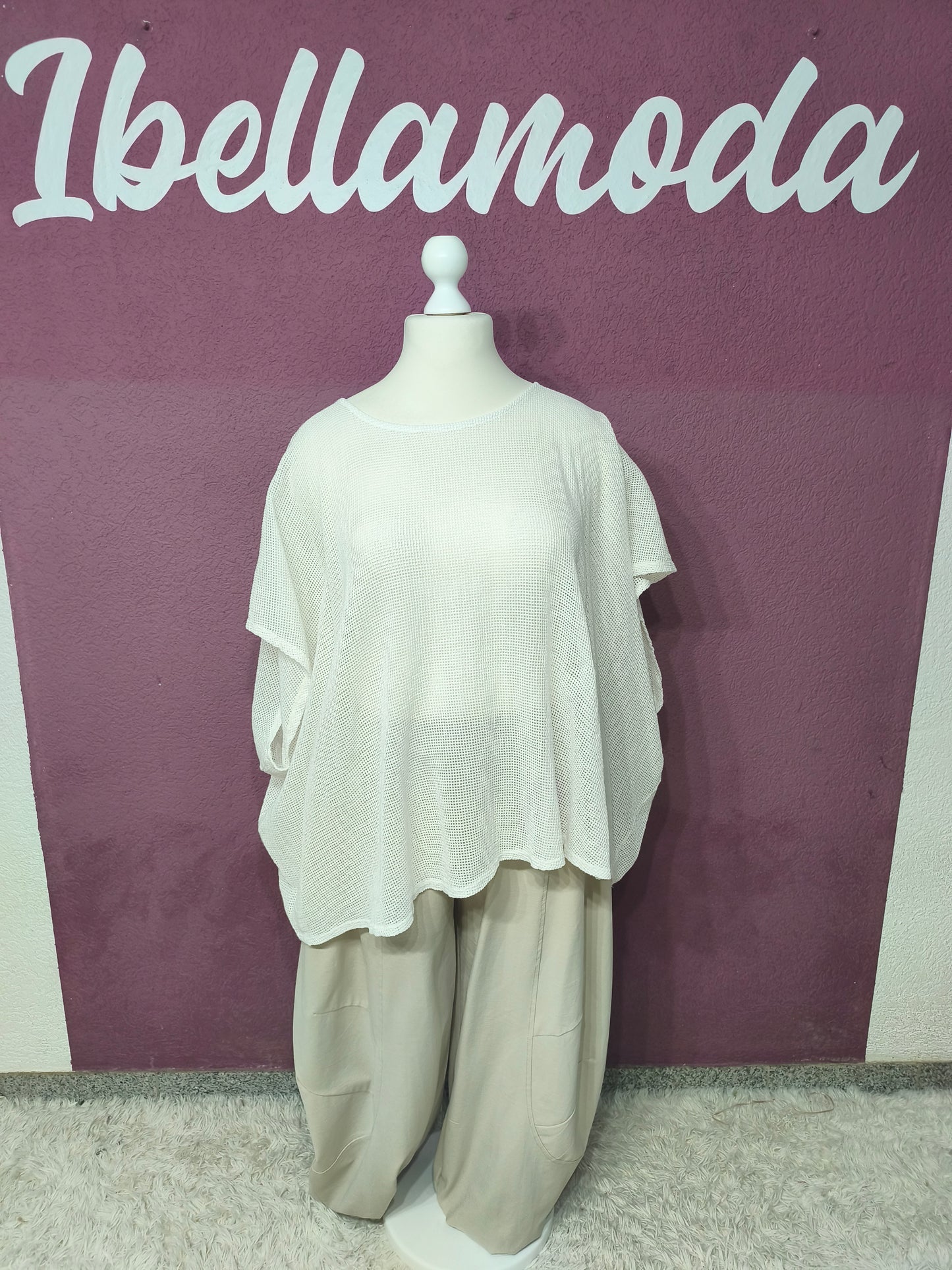 Oversize Netzshirt 9469