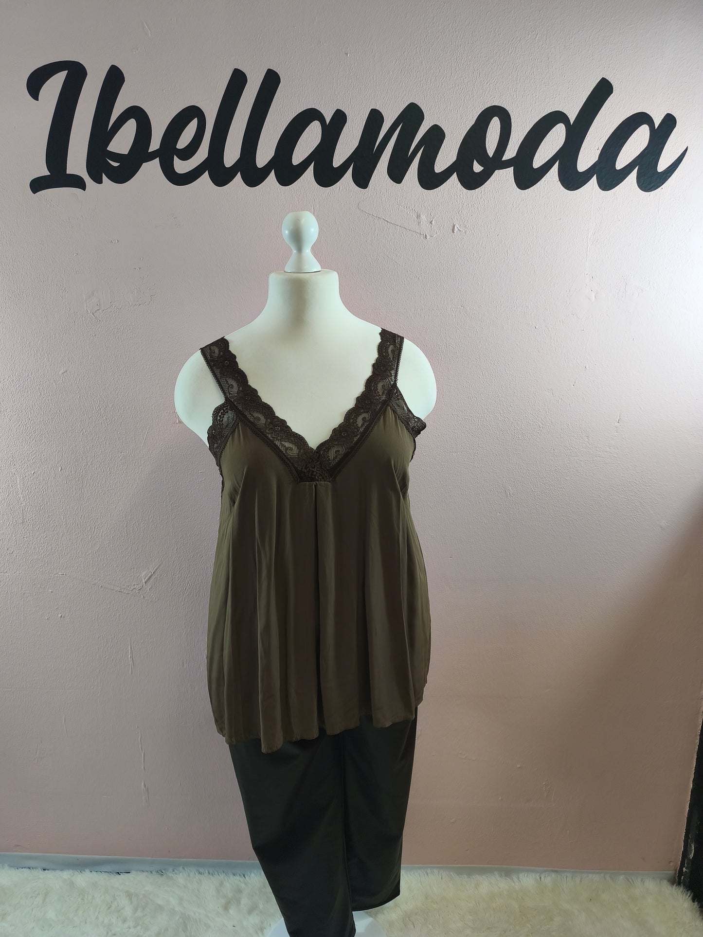 Spitzentop Kurz 252610