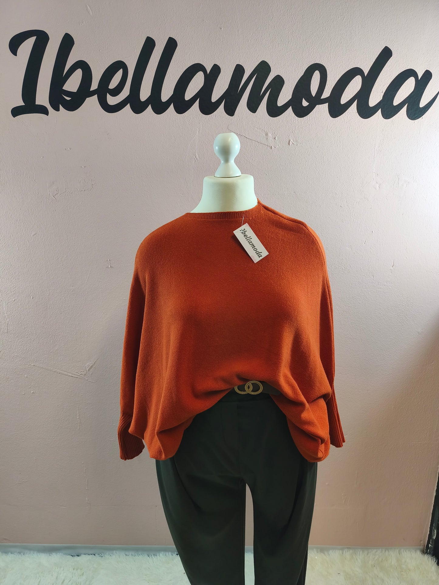 Fledermaus Feinstrick Sweatshirt 8717