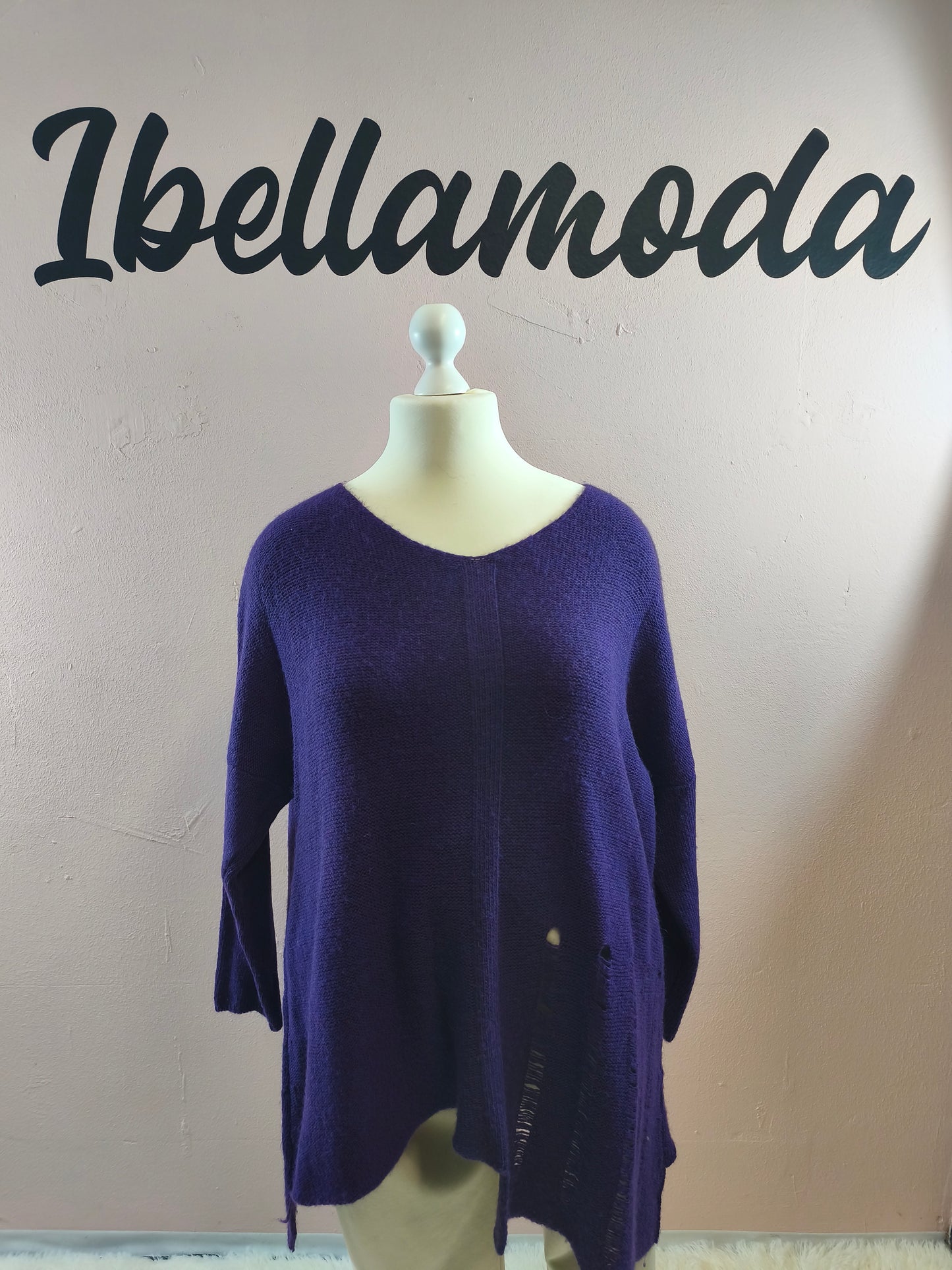 Strickpullover Laufmaschen 66672