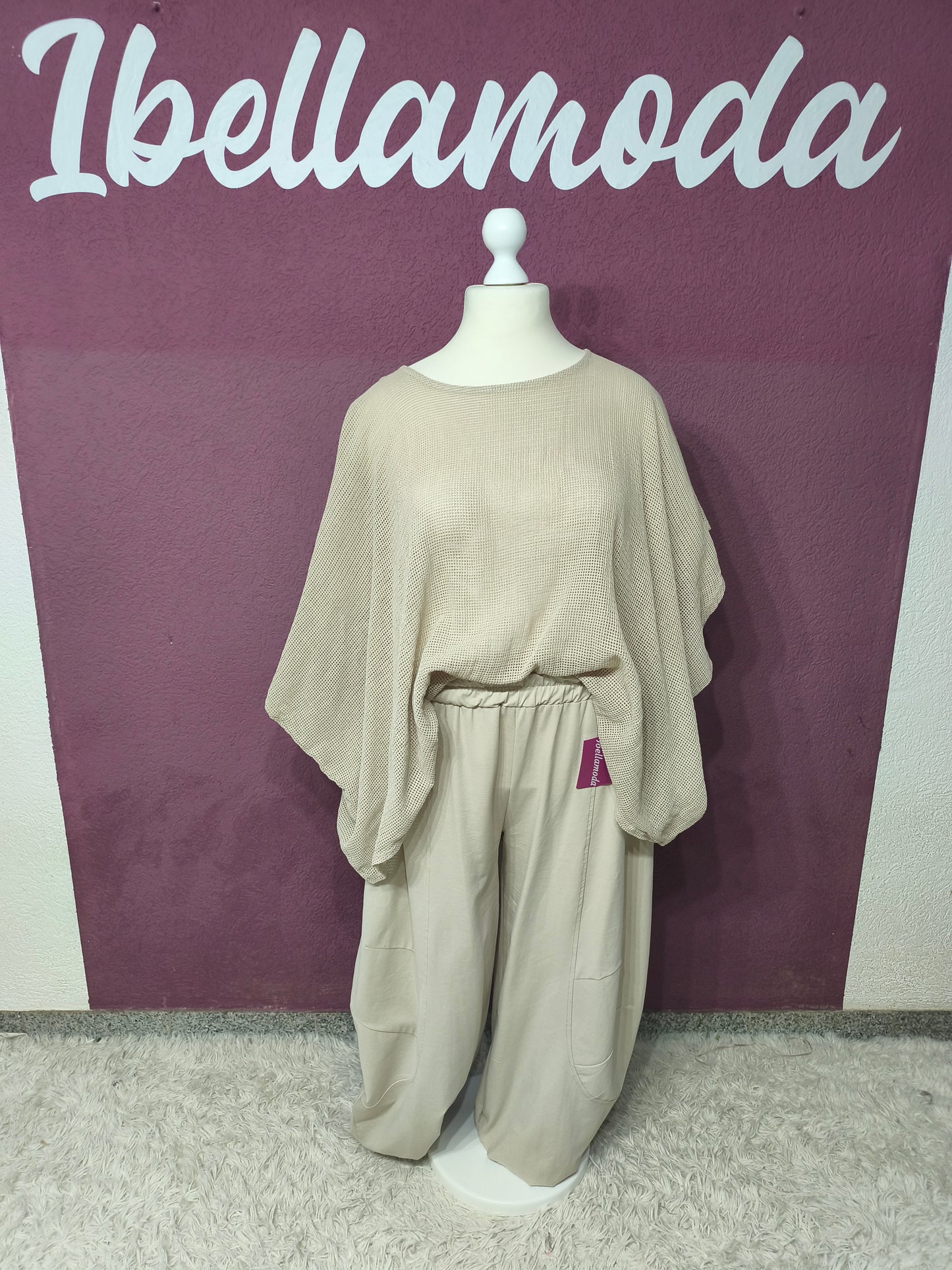 Oversize Netzshirt 9469