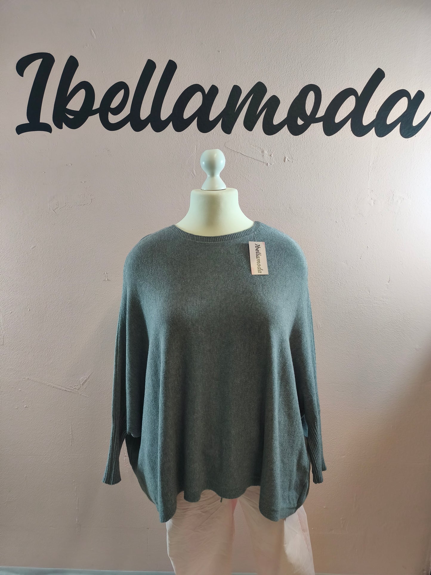 Fledermaus Feinstrick Sweatshirt 8717